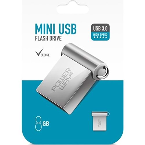 POWERWAY 8 GB MINI USB FLASH DRIVE